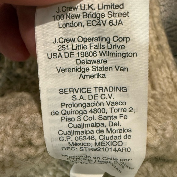 Madewell Merino Alpaca Turtleneck Sweater Oatmeal S - Picture 10 of 11